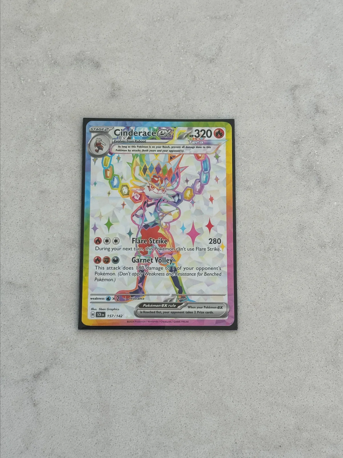 Pokmon Stellar Crown Cinderace ex Ultra Rare 157/142  Whatnot: Shop,  Sell, Connect