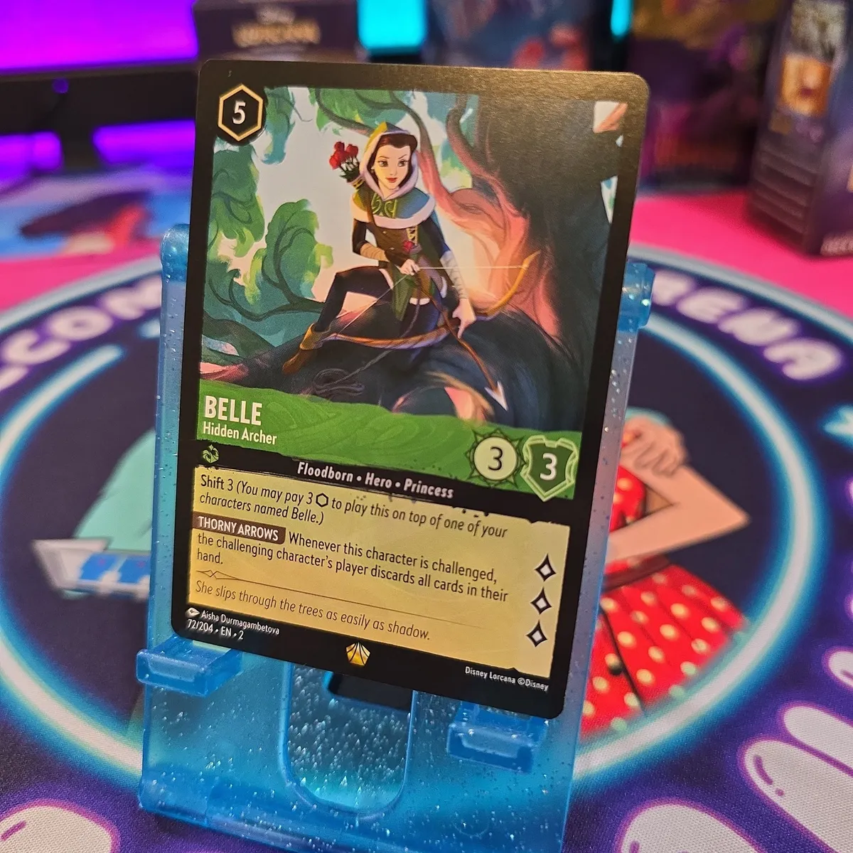 Disney Lorcana Belle Legendary Hidden Archer  Whatnot: Shop, Sell, Connect