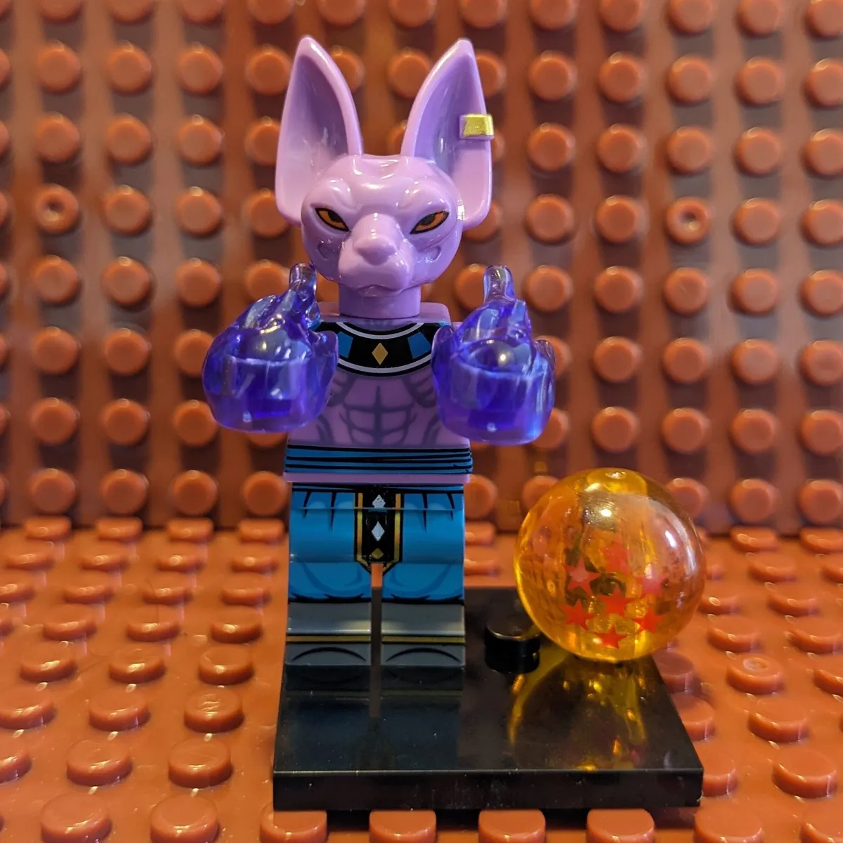 Dragon Ball Z Beerus Minifigure Lego Compatible DBZ Block Toy