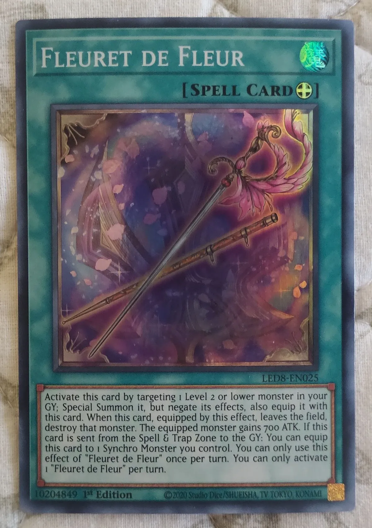 Fleuret De Fleur (LED8-FR025) - Carte Yu-Gi-Oh! Duellistes Légendaires