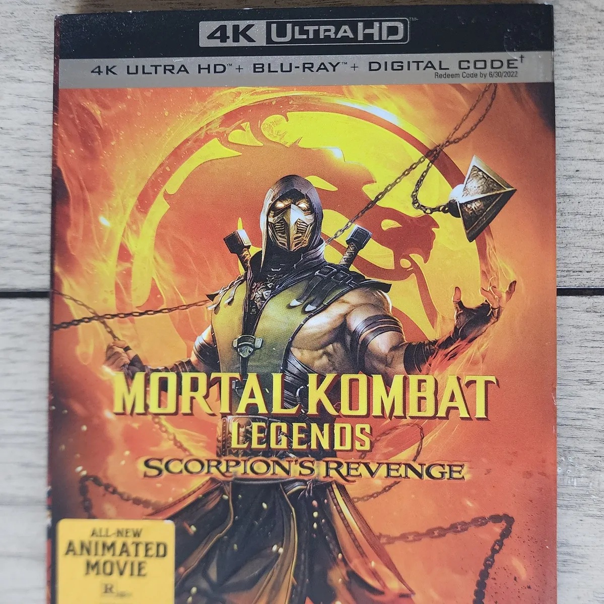 New! Mortal Kombat Legends: Scorpion's Revenge 4K Ultra HD Blu