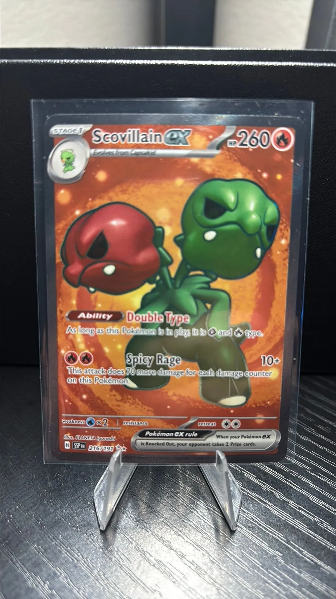Pokmon Card Scovillain EX 216/191 Ultra Rare Surging Sparks Pokemon Card  M/NM  Whatnot: Shop, Sell, Connect