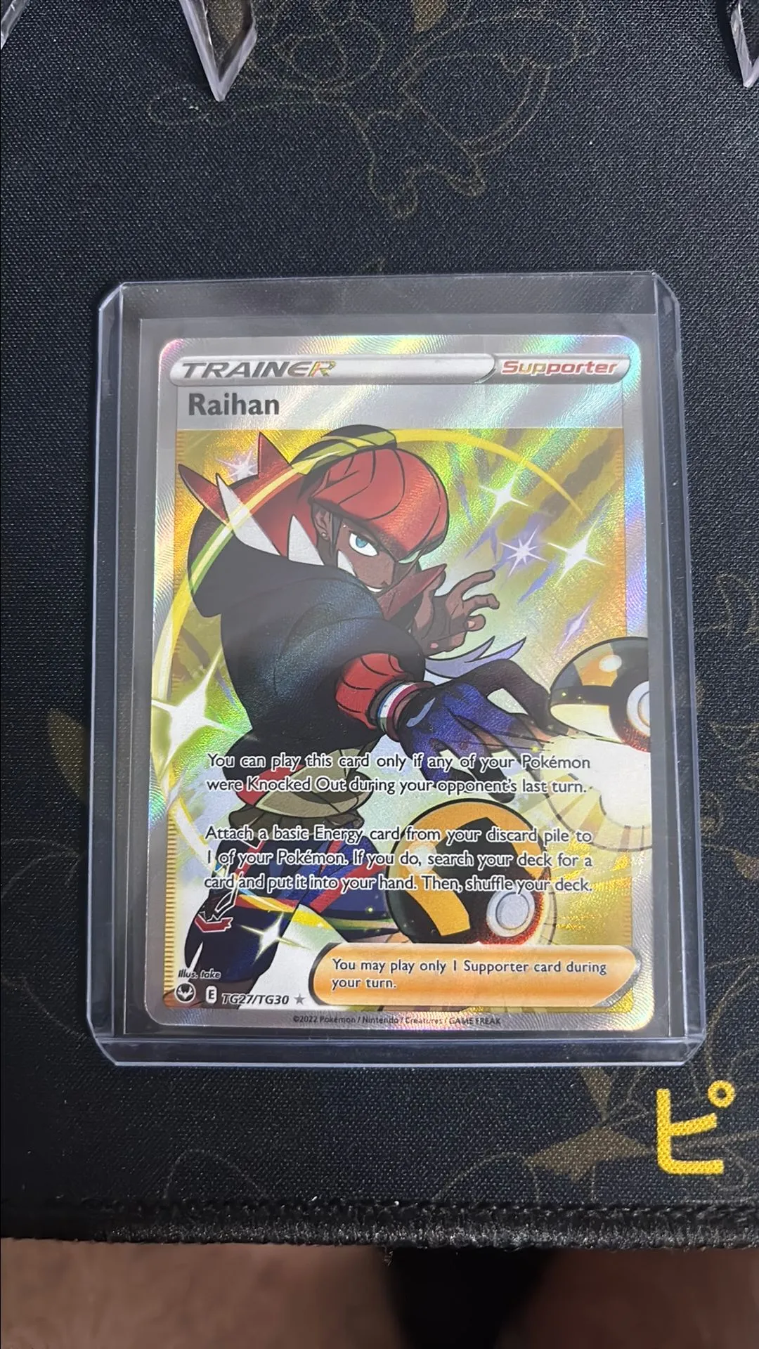 Pokemon Trading Card Game Raihan TG27 (cgc 10)