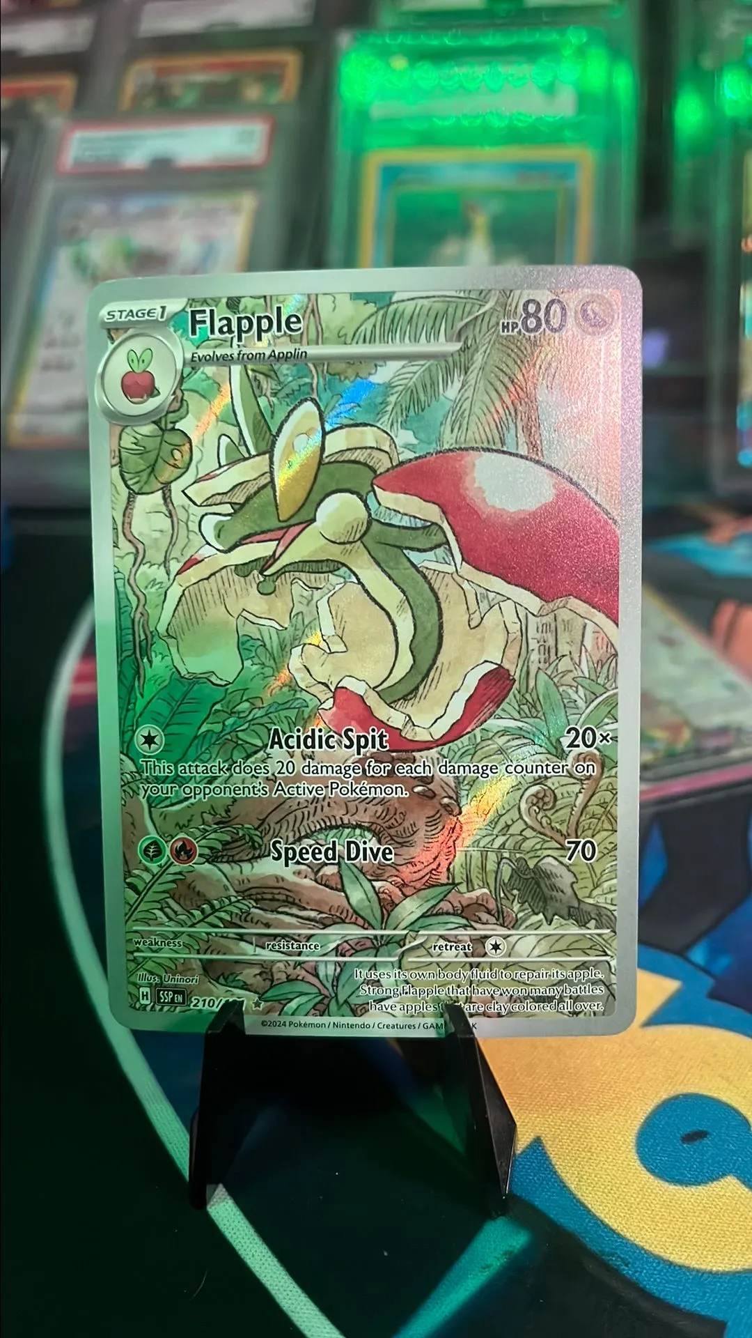 Flapple - 210/191 - Illustration Rare - Surging Sparks - Pokmon  Whatnot:  Shop, Sell, Connect