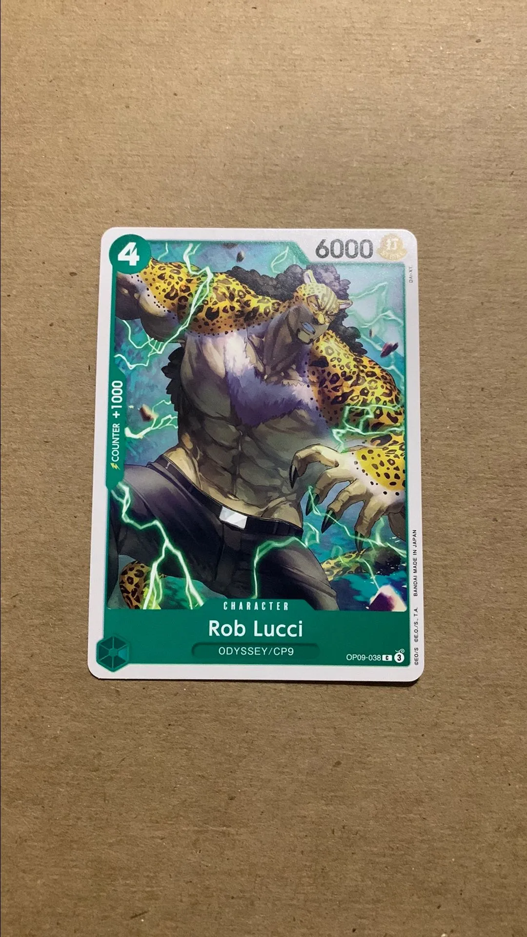 zephyr one piece card game One Piece: Rob Lucci Sleeves 70 ct