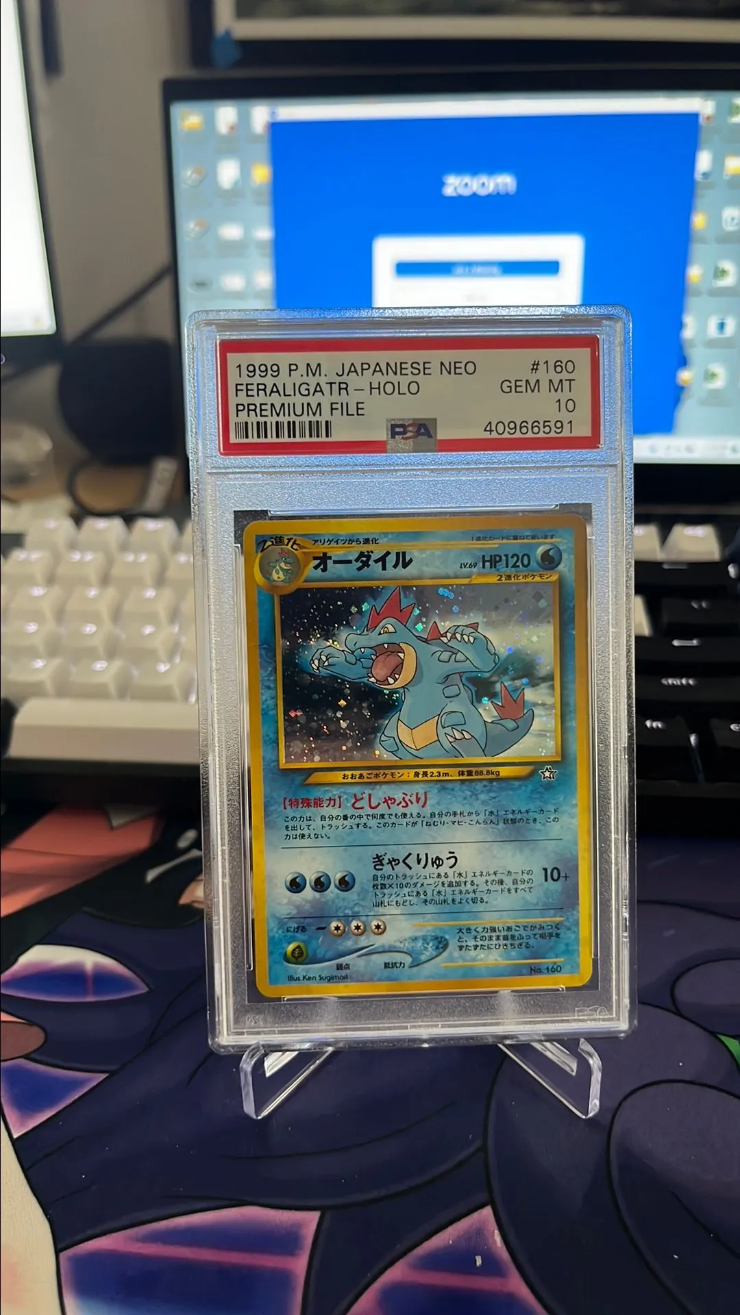 2000 Pokemon Japanese Neo Feraligatr-Holo Premium File PSA GEM MT 10   Whatnot: Shop, Sell, Connect