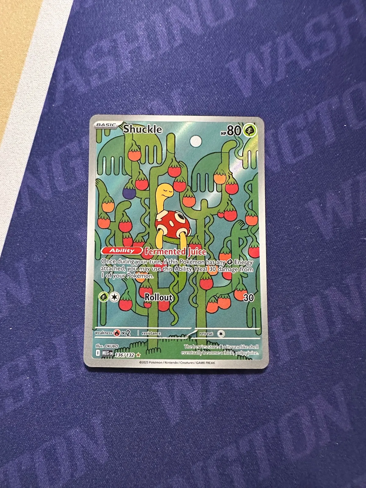 Pokemon TCG Shuckle Illustration Rare 136/132 Mega Evolution  Whatnot:  Shop, Sell, Connect