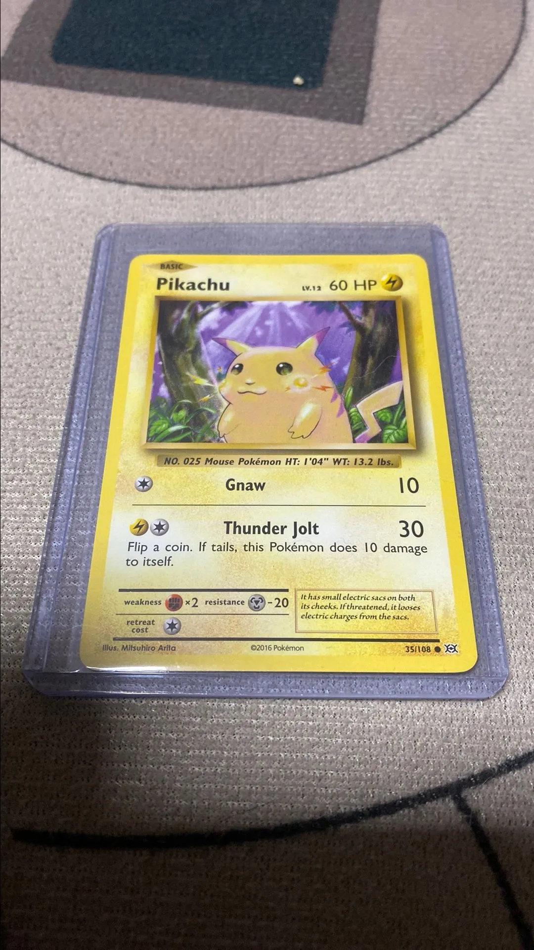 2016 pokemon pikachu card Pokemon - TCG main image 0