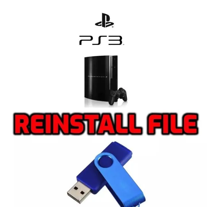 Sony PS3 Reinstall USB File Format Drive PlayStation · Whatnot