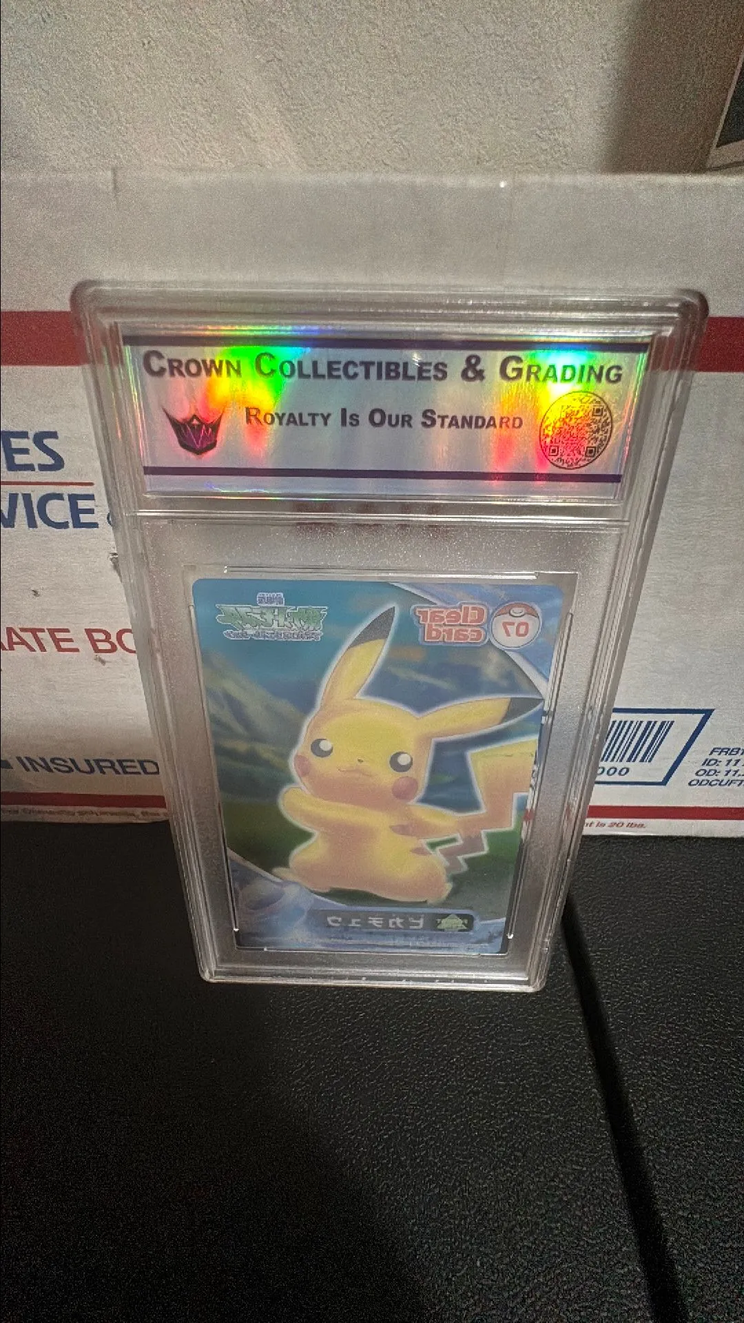 ULTRA RARE Pikachu #7 Clear Card Grade 1 Pokemon Card. POP 1 of 1   Whatnot: Shop, Sell, Connect