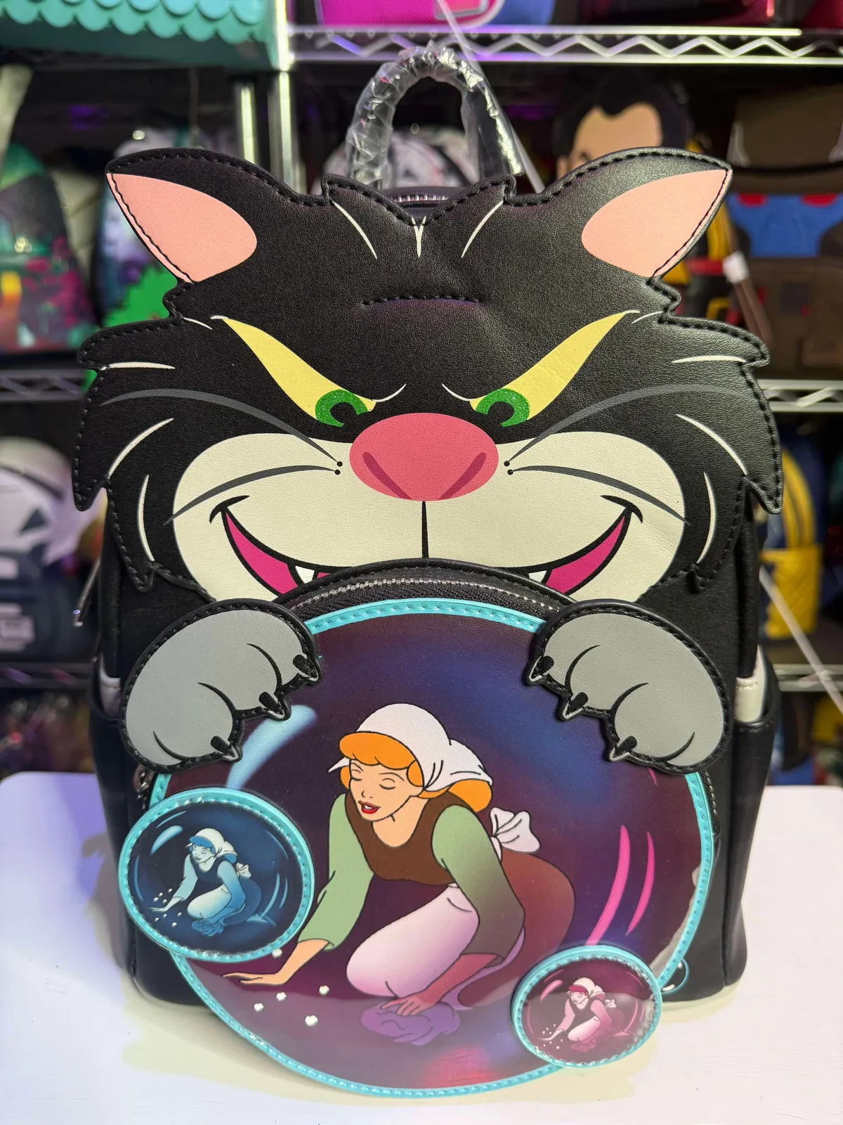 Disney Cinderella Danielle Nicole Lucifer Backpack Loungefly