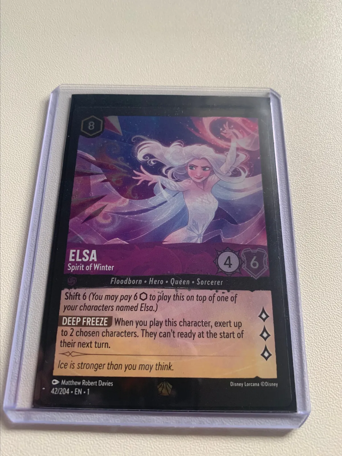 Disney Lorcana The First Chapter / Elsa - Spirit of winter - Foil (Fresh  pull put right into case) Legendary  Whatnot: Shop, Sell, Connect