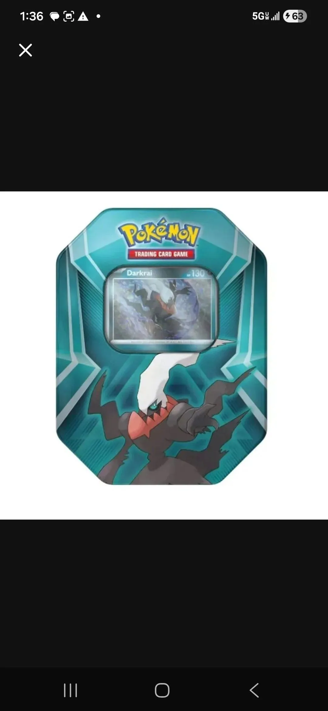 pokemon darkrai tin trading card game Pokémon Tin main image 0