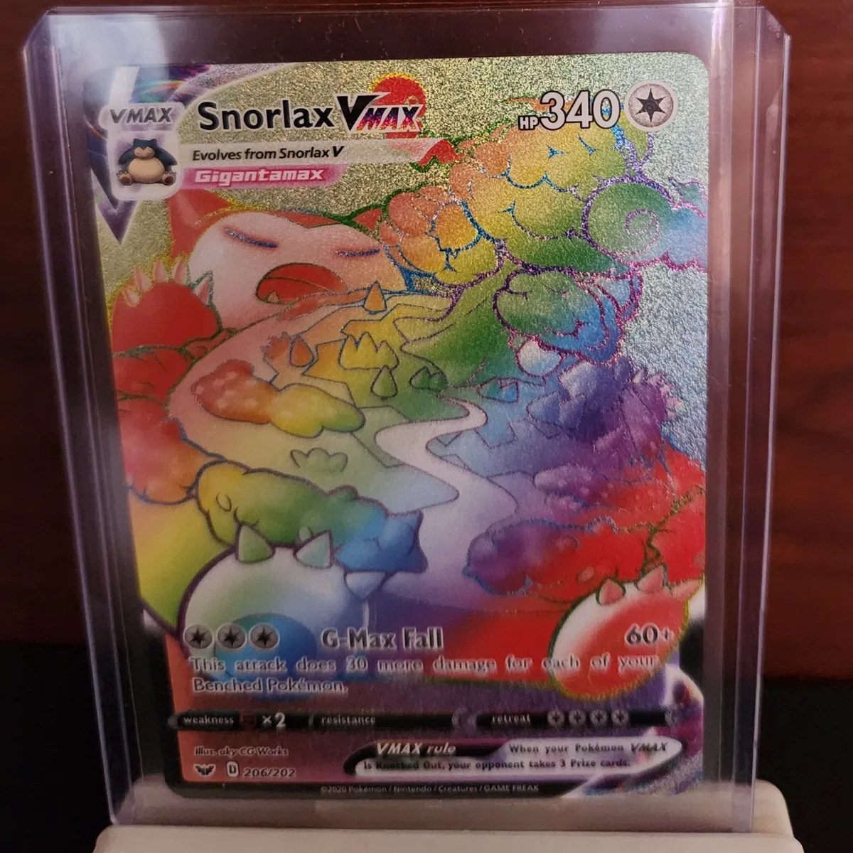 Snorlax Vmax 206/202  Whatnot : Acheter, vendre et tisser des liens