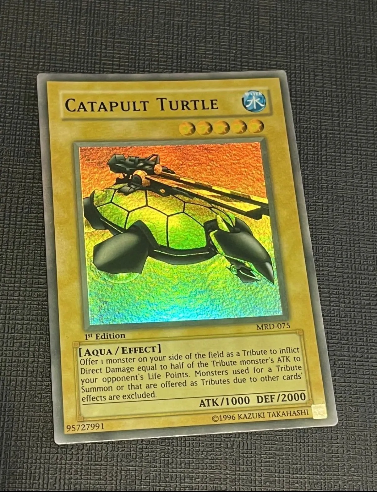 yugioh card catapult turtle Yugioh Catapult Turtle MRD-075 Super Rare 1st Edition Faded LP/NM ·  Whatnot: Shop, Sell, Connect