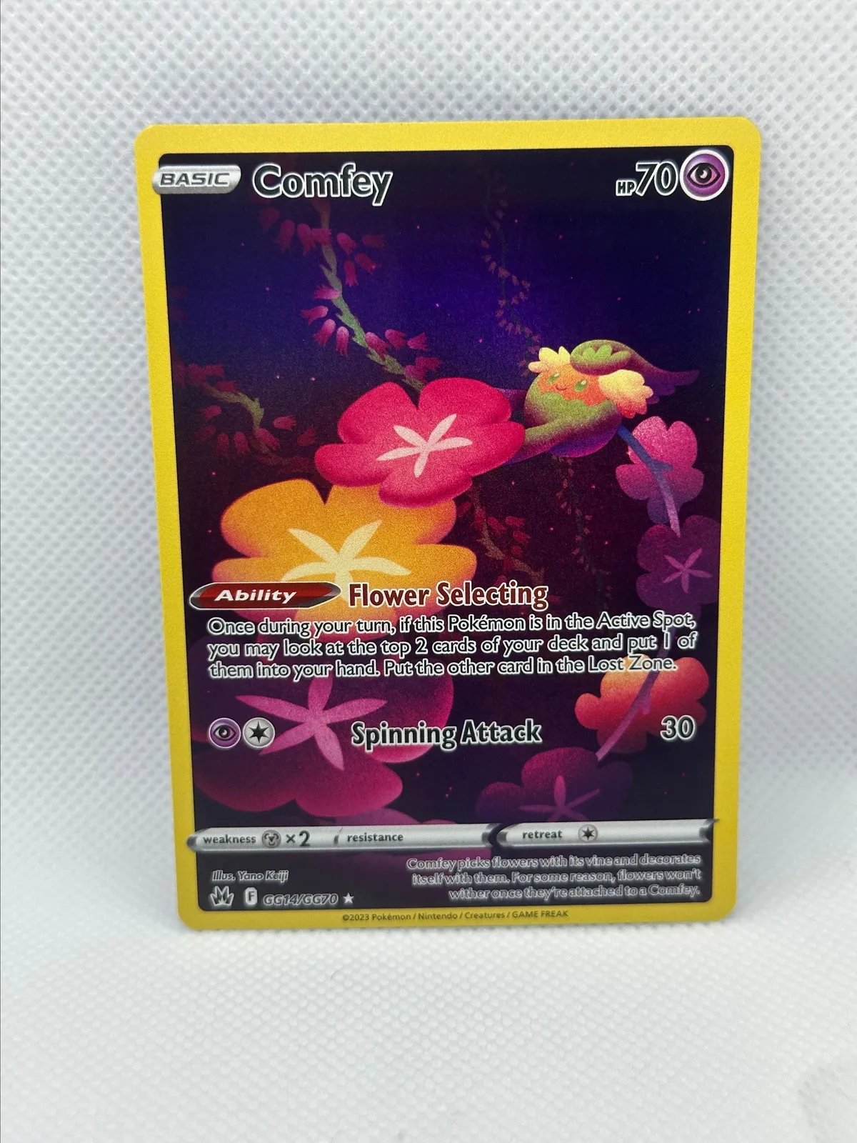 comfey pokemon card Comfey GG14/GG70 main image 1