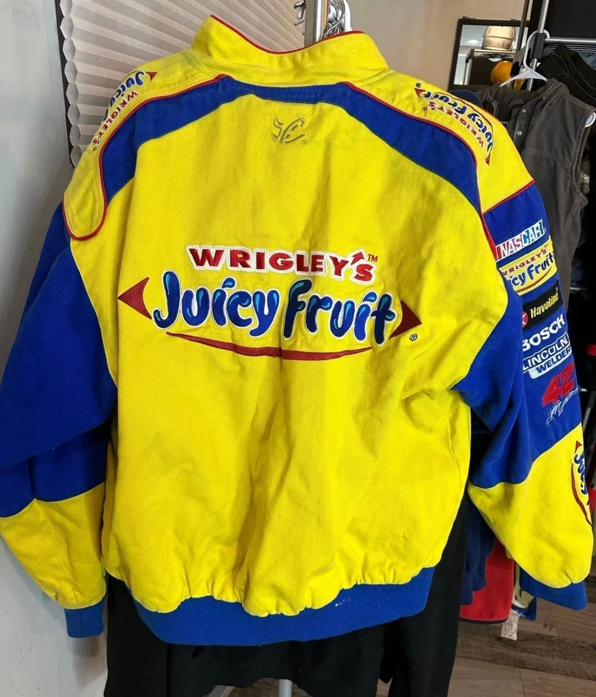 Juan Pablo Montoya #42 Juicy Fruit JH Design NASCAR Racing Jacket 