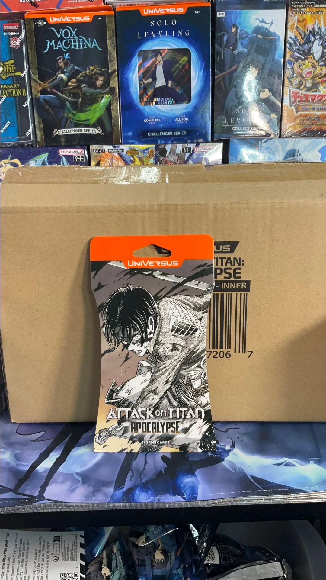 attack on titan apocalypse booster box UNIVERSUS CCG: ATTACK ON TITAN main image 0
