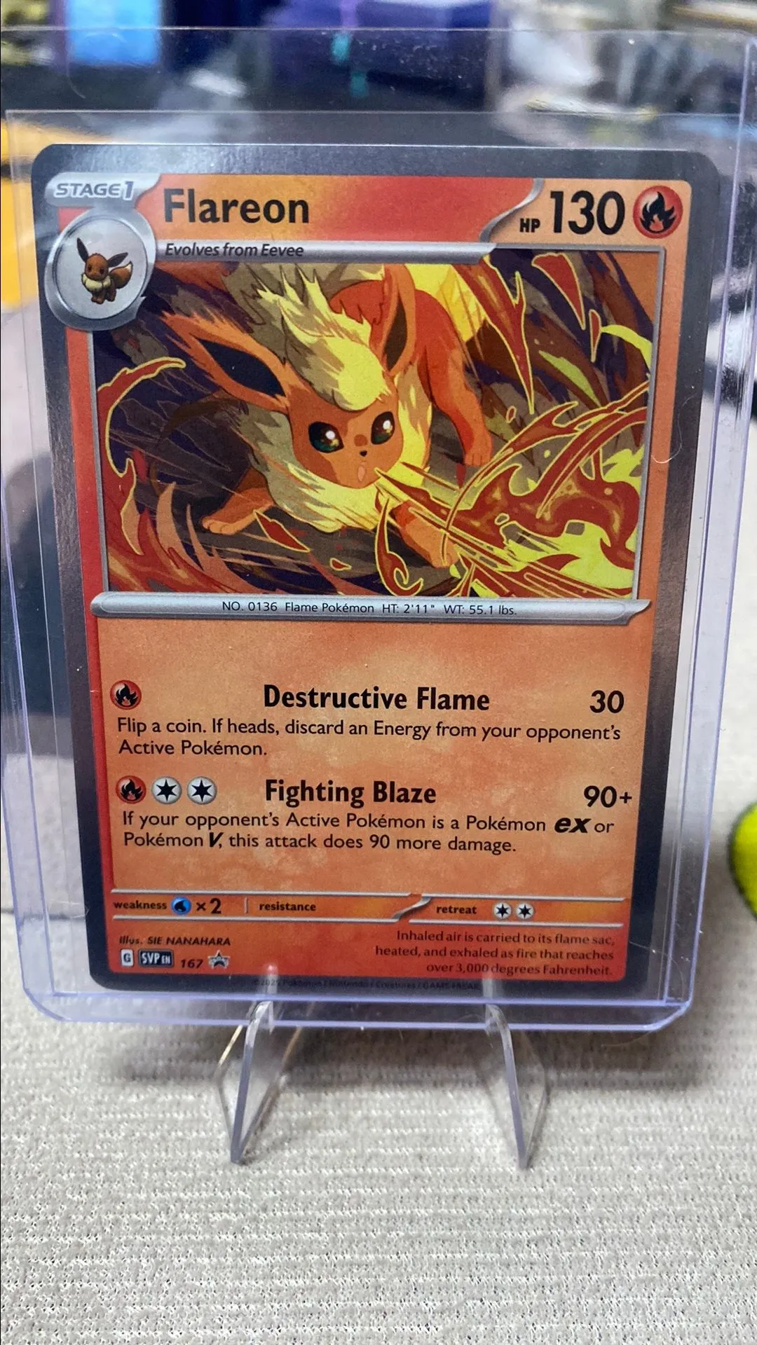 Flareon Cosmos Holo 167 Promo Pokmon TCG Card  Whatnot: Shop, Sell,  Connect