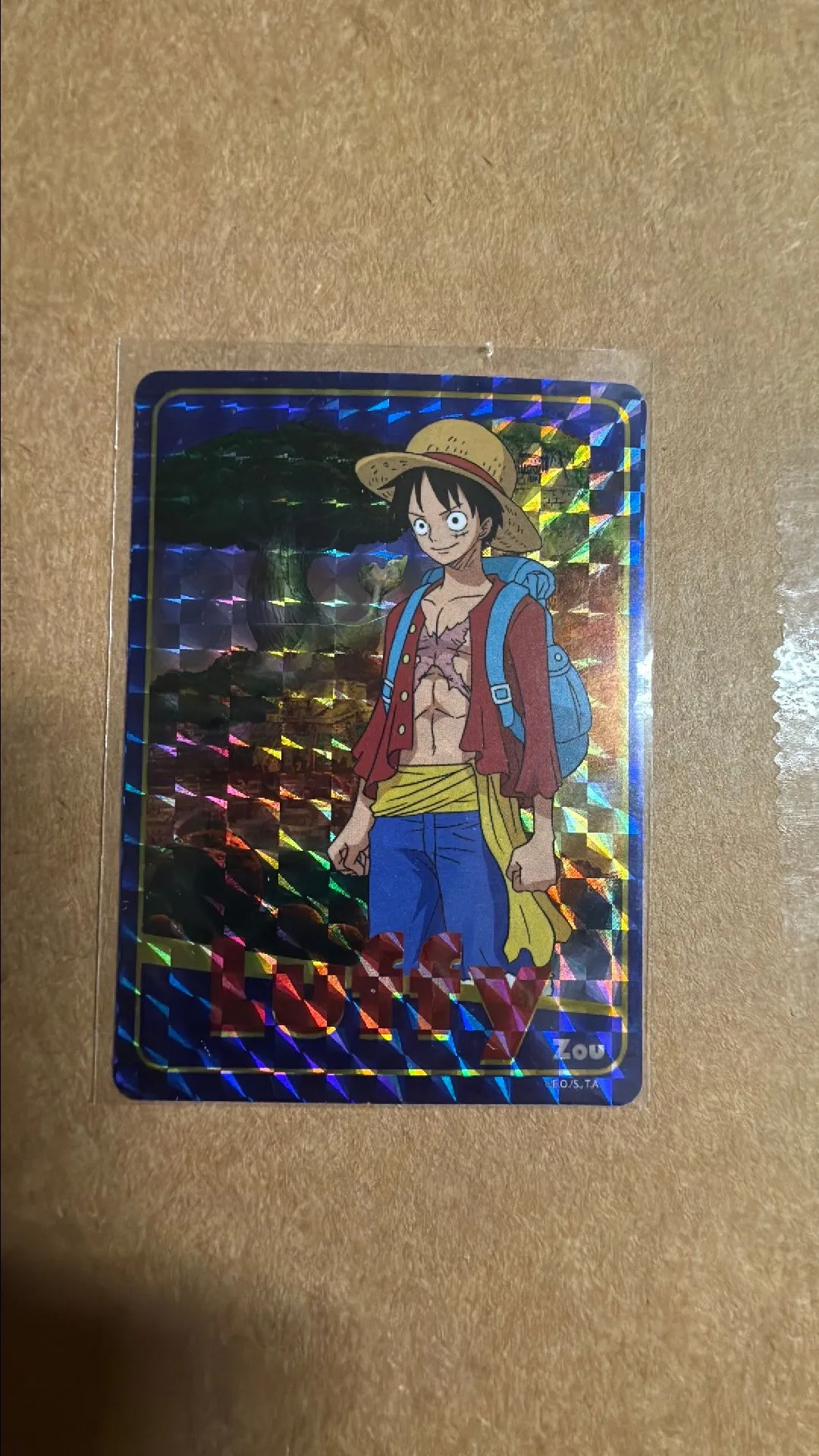 ONE PIECE HOLOGRAPHIC TRADING CARD STICKERS Luffy  Whatnot: Shop, Sell,  Connect