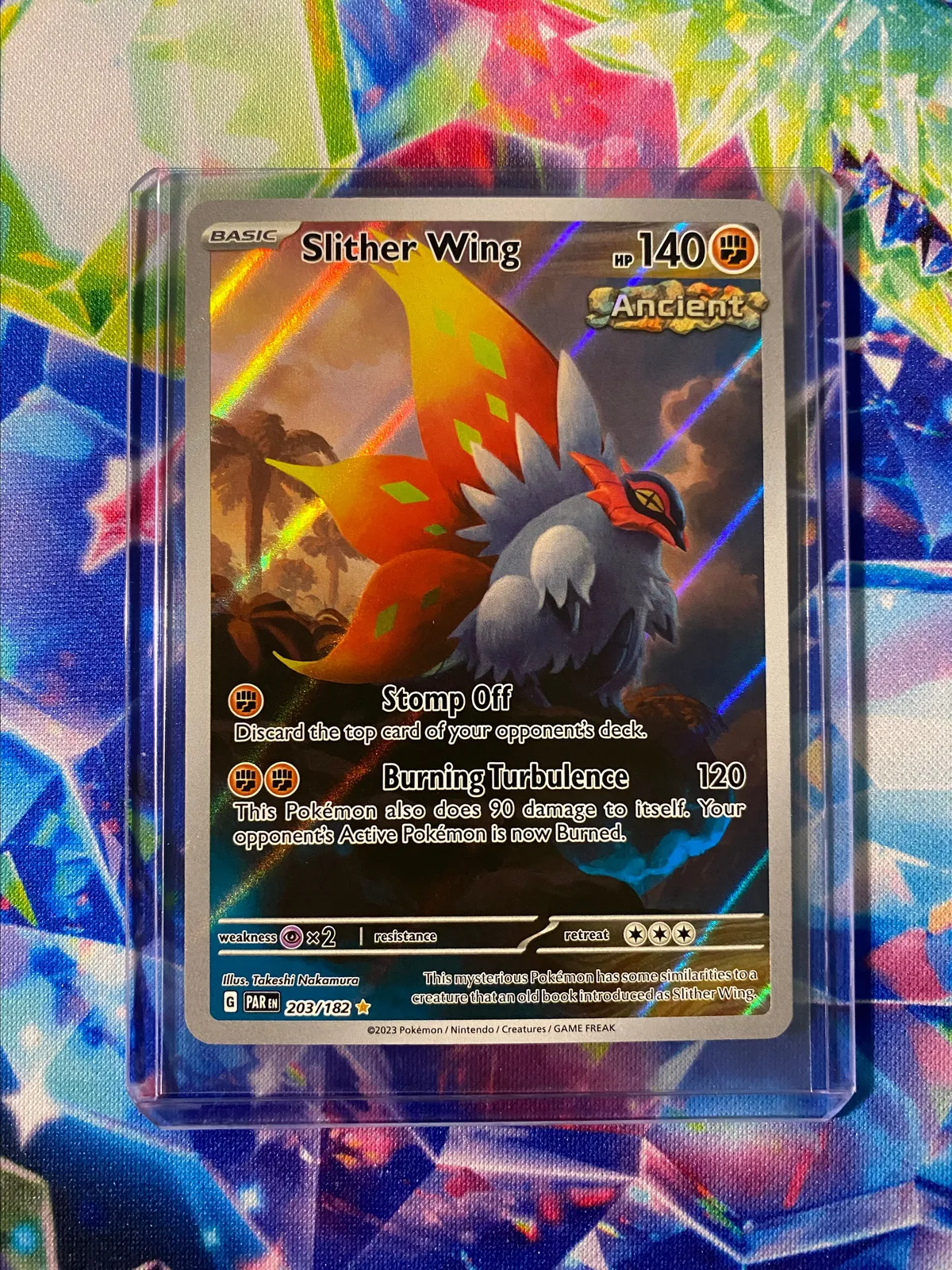 Slither Wing - 203/182 - SV04: Paradox Rift [ILLUSTRATION RARE] | Ozzie Collectables