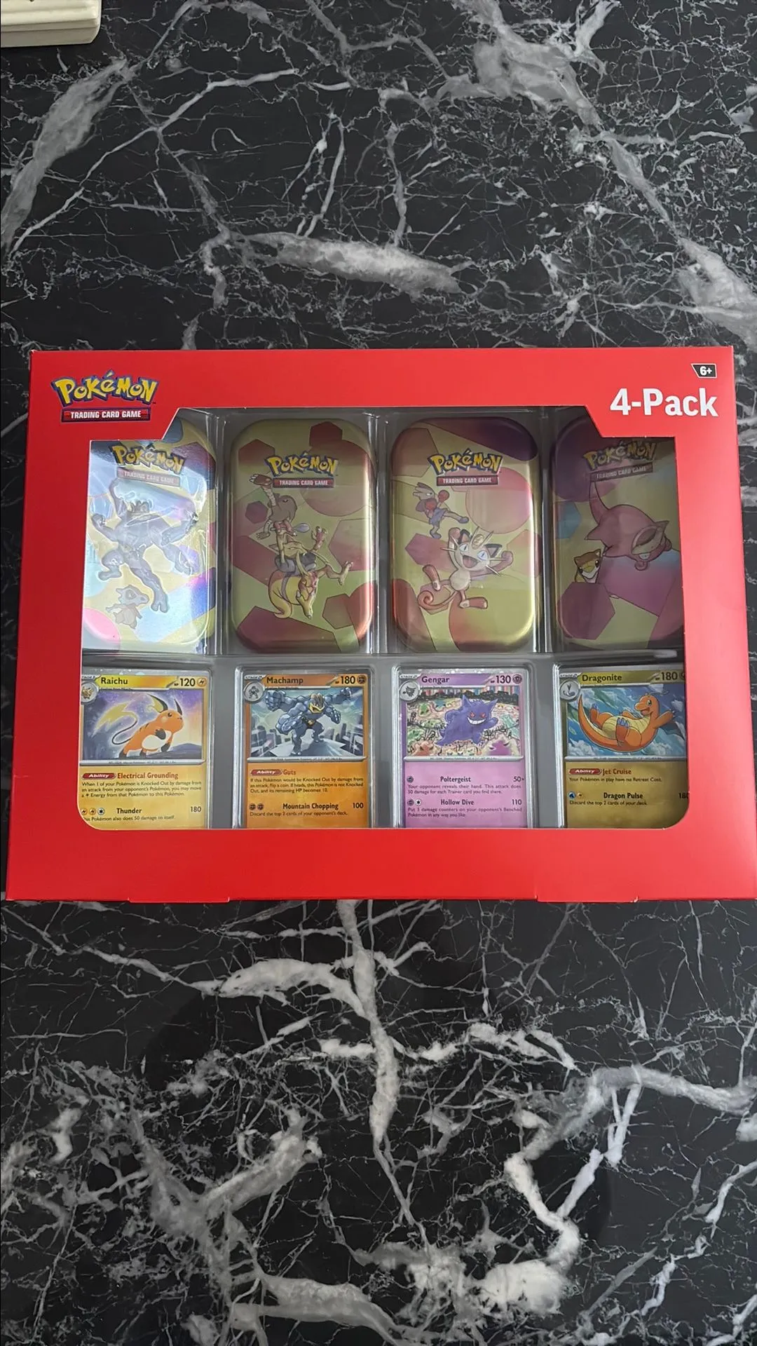 pokémon 4 mini tins + 4 promo cards bundle Pokemon Scarlet & Violet Series 5-Pack Mini Tins + 4 Promo Cards and E –  Shoppers-kart.com