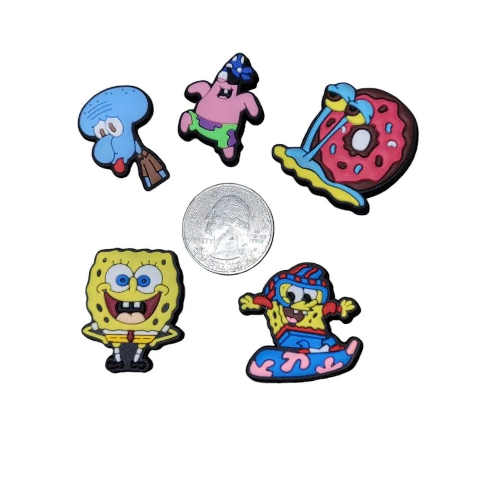 spongebob croc pins