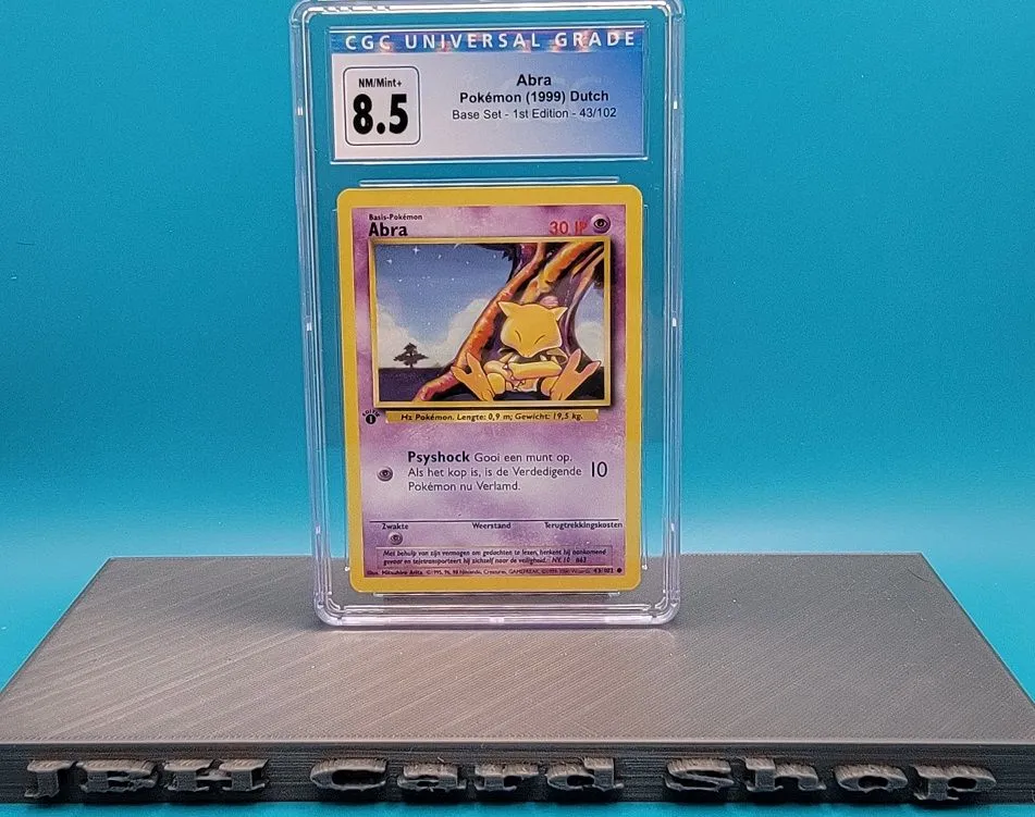 1999 abra pokemon card 1999 Pokemon Abra - 1st Edition Shadowless main image 0