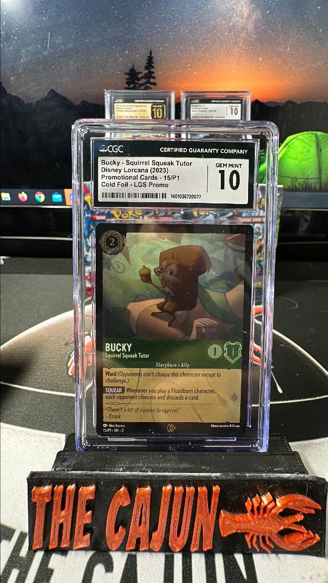 Bucky - Squirrel Squeak Tutor (Promo) #15/P1 - 2023 Lorcana Promo - CGC Gem  Mint 10  Whatnot: Shop, Sell, Connect