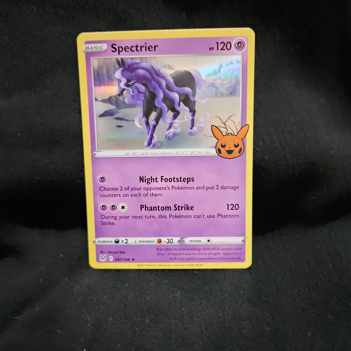 spectrier pokemon card 080/193}Spectrier (Ball Mirror) The item may be similar but not exactly the same as the image (e.g New Mega Scrafty and Spectrier