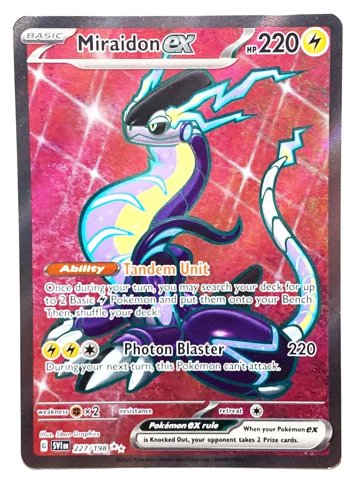 Miraidon ex Scarlet & Violet Base Set 227/198 Holo Ultra Rare  Whatnot:  Shop, Sell, Connect