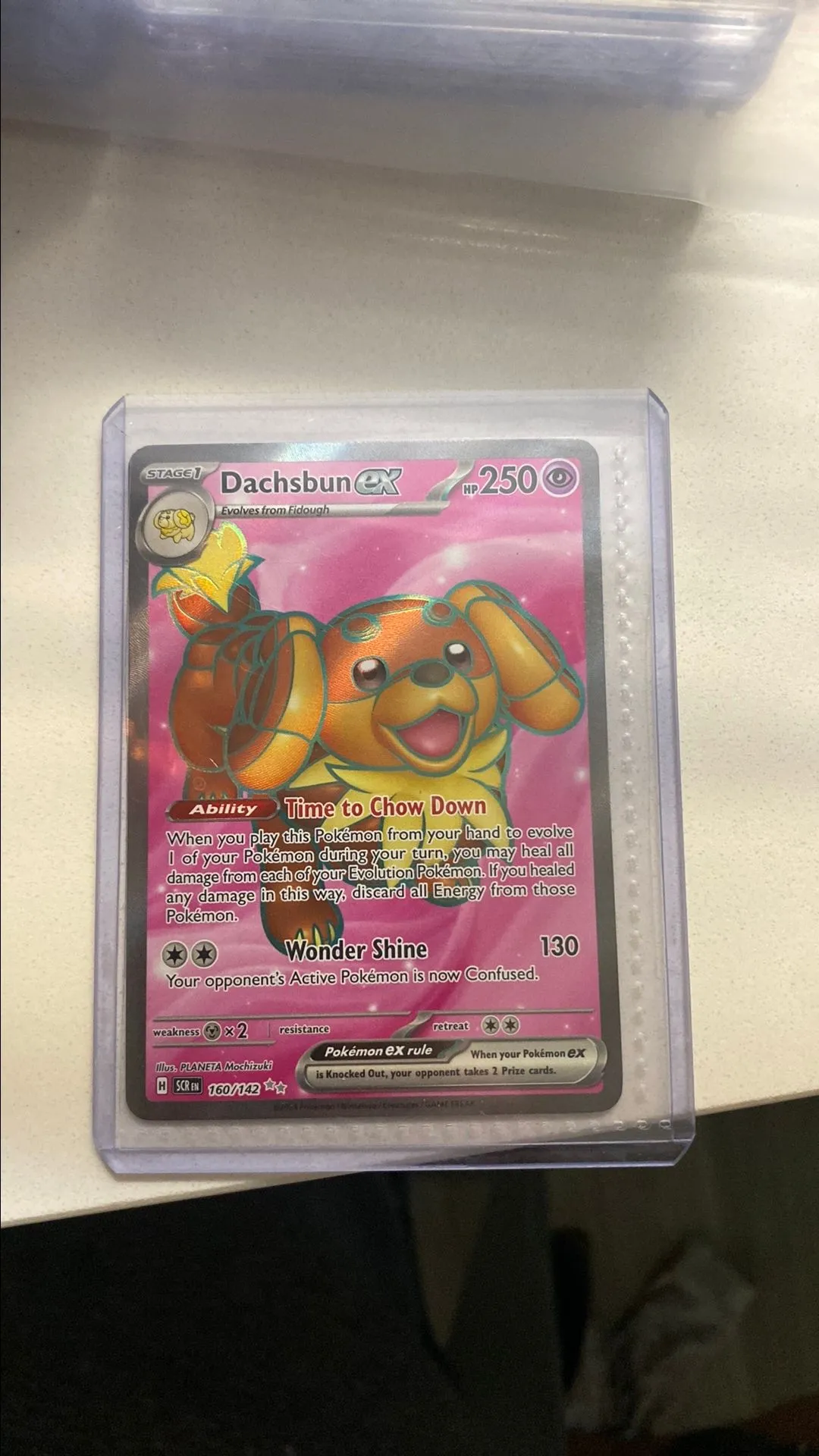 Dachsbun ex - 160/142 Stellar Crown Full Art Pokemon - NM/MINT  Whatnot:  Shop, Sell, Connect