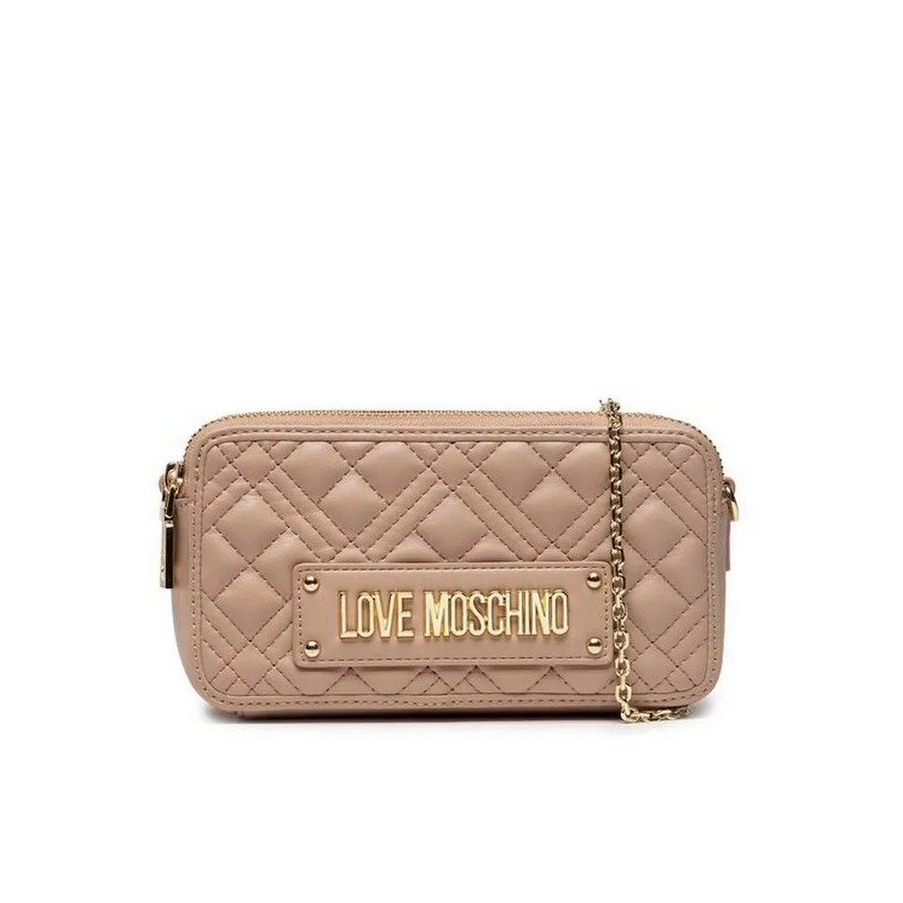 Love Moschino Handbag TRACOLLINA QUILTED PU TAUPE JC5680PP0FLA0209