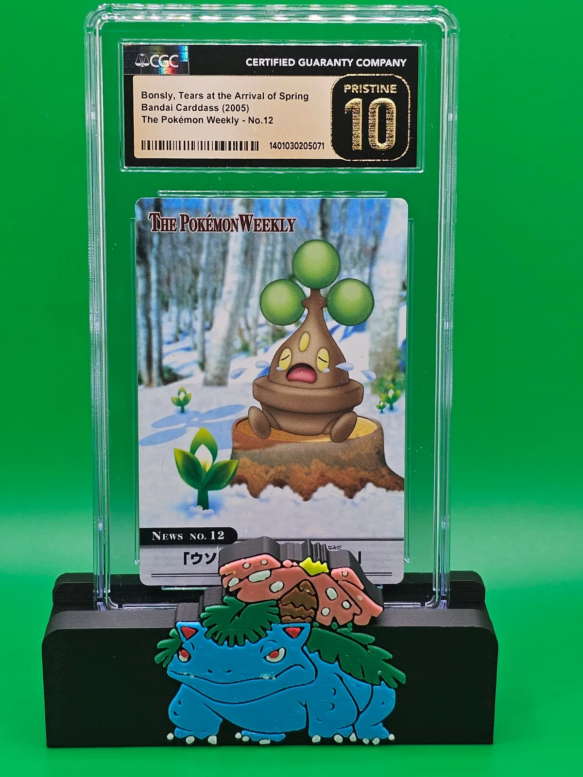Slab: Pokemon: Bonsly, Tears at the Arrival of Spring: Pokemon Weekly CGC  Pristine 10  Whatnot: Shop, Sell, Connect