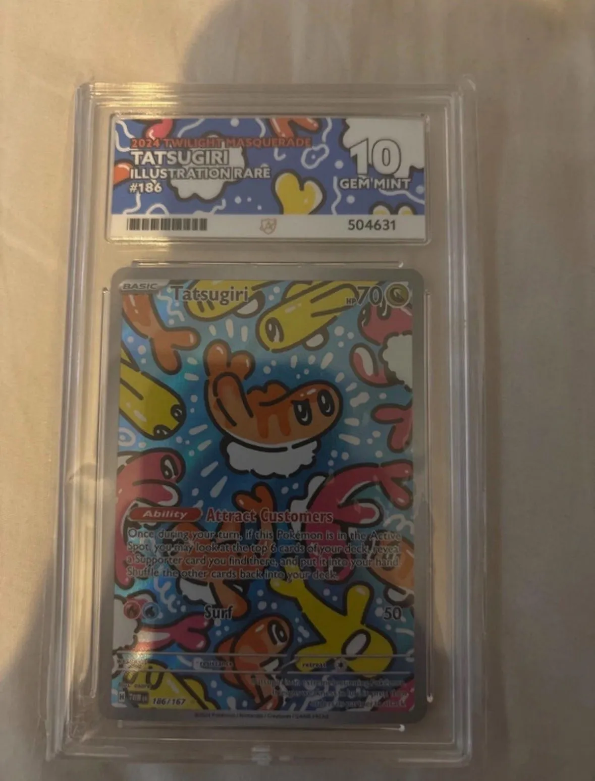 Ace Graded 10 GEM MINT Tatsugiri Illustration Rare Card from Twilight  Masquerade  Whatnot: Shop, Sell, Connect