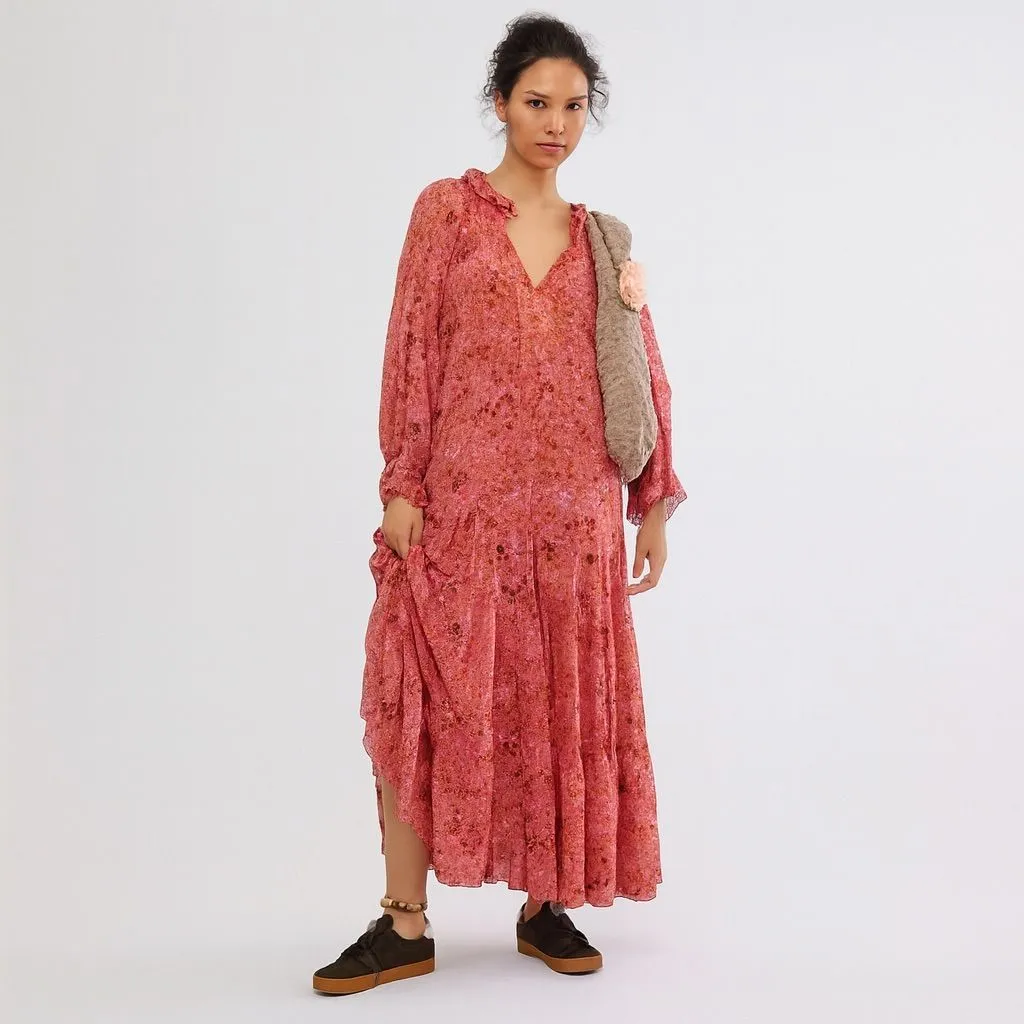 strapless open back dress Rare Feelings Ruby Red Maxi Dress | Women's Clothing main image 0