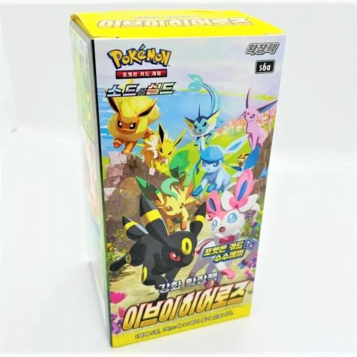 temporal forces - booster box Case Fresh] Pokemon Korean Eevee Heroes Booster Box – Greg's Game Shop main image 0