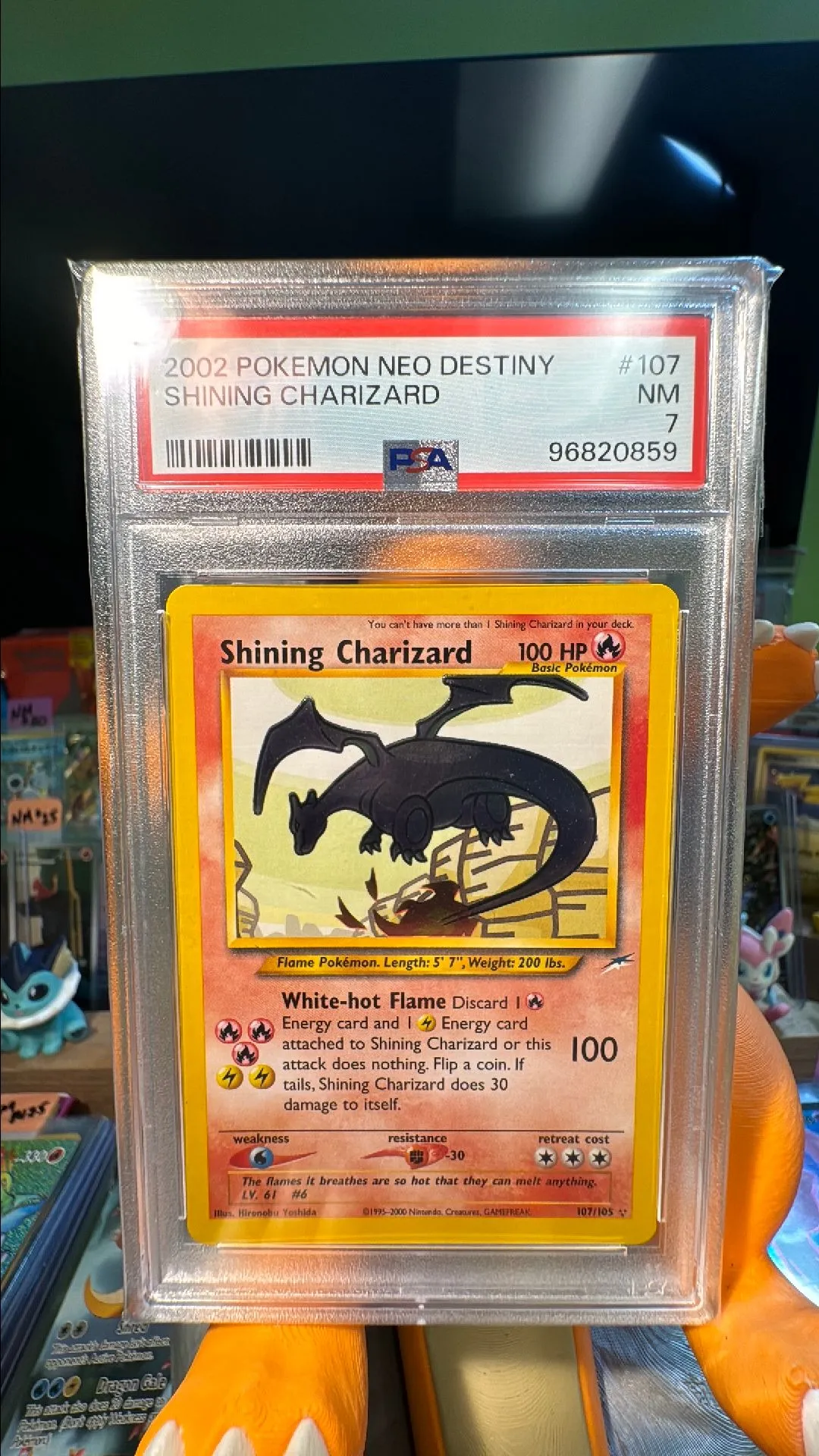 2002 Pokemon Neo Destiny Shining Charizard PSA NM 7  Whatnot: Shop, Sell,  Connect