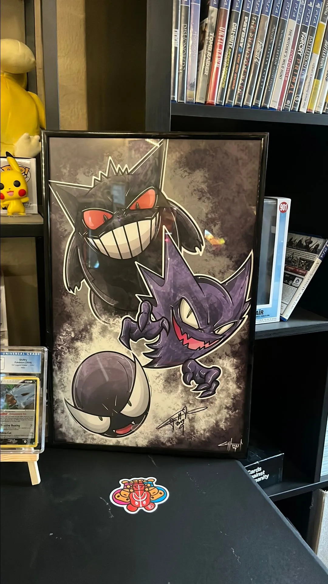 Ghost pokmon and evee painting signed plus comics bundle  Whatnot: Shop,  Sell, Connect