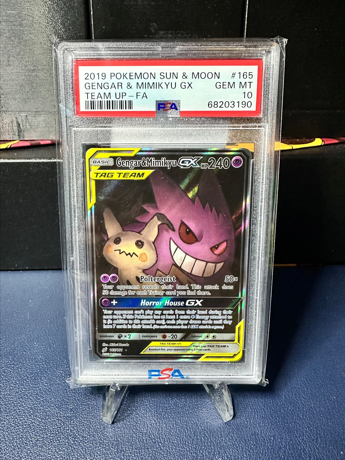 SLAB - Gengar & Mimikyu GX TAG TEAM Alt Full Art PSA Gem Mint 10  Whatnot:  Shop, Sell, Connect