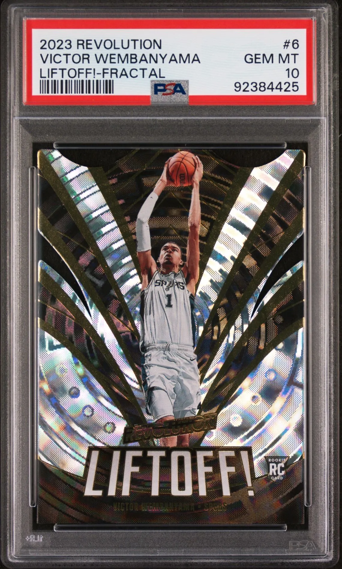 チャンピオン PANINI VICTOR WEMBANYAMA RCカードFRACTAL