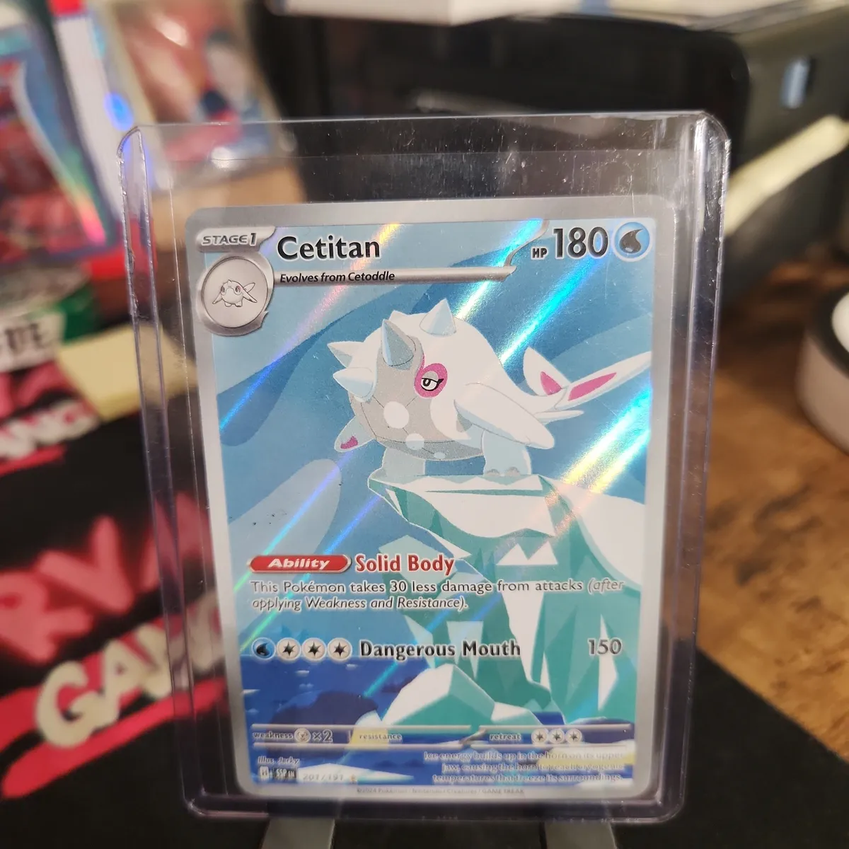 Pokmon TCG Cetitan Illustration Rare #201/191 NM/M Surging Sparks    Whatnot: Shop, Sell, Connect