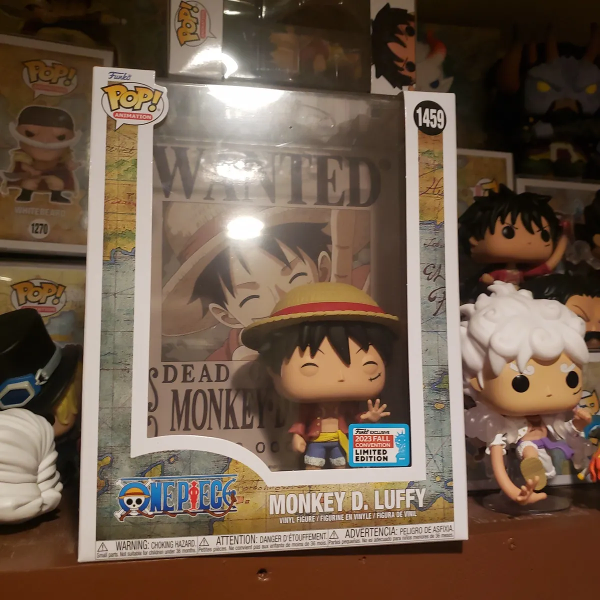 Funko Pop! Monkey D. Luffy Wanted Poster - One Piece (1459) édition Limitée 2023