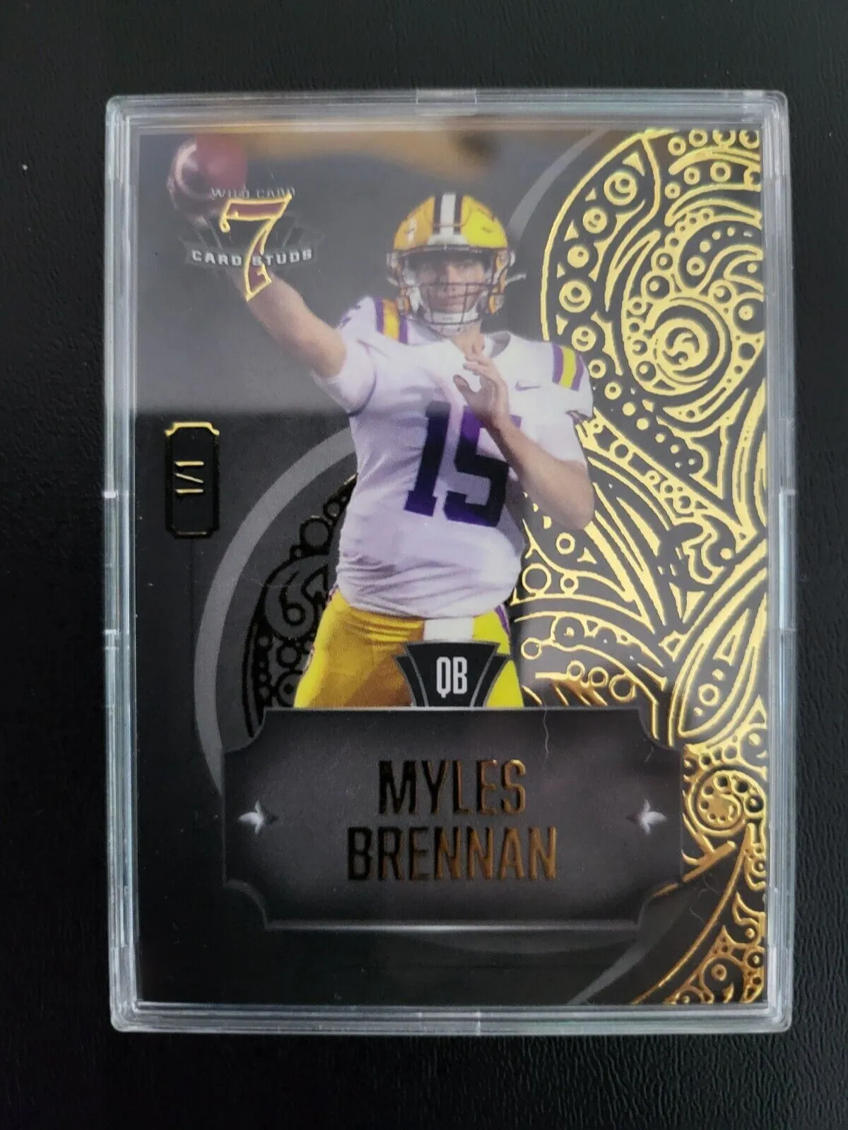 2023 Wild Card Studs SP Myles Brennan RC Rookie AUTO 1/1 LSU