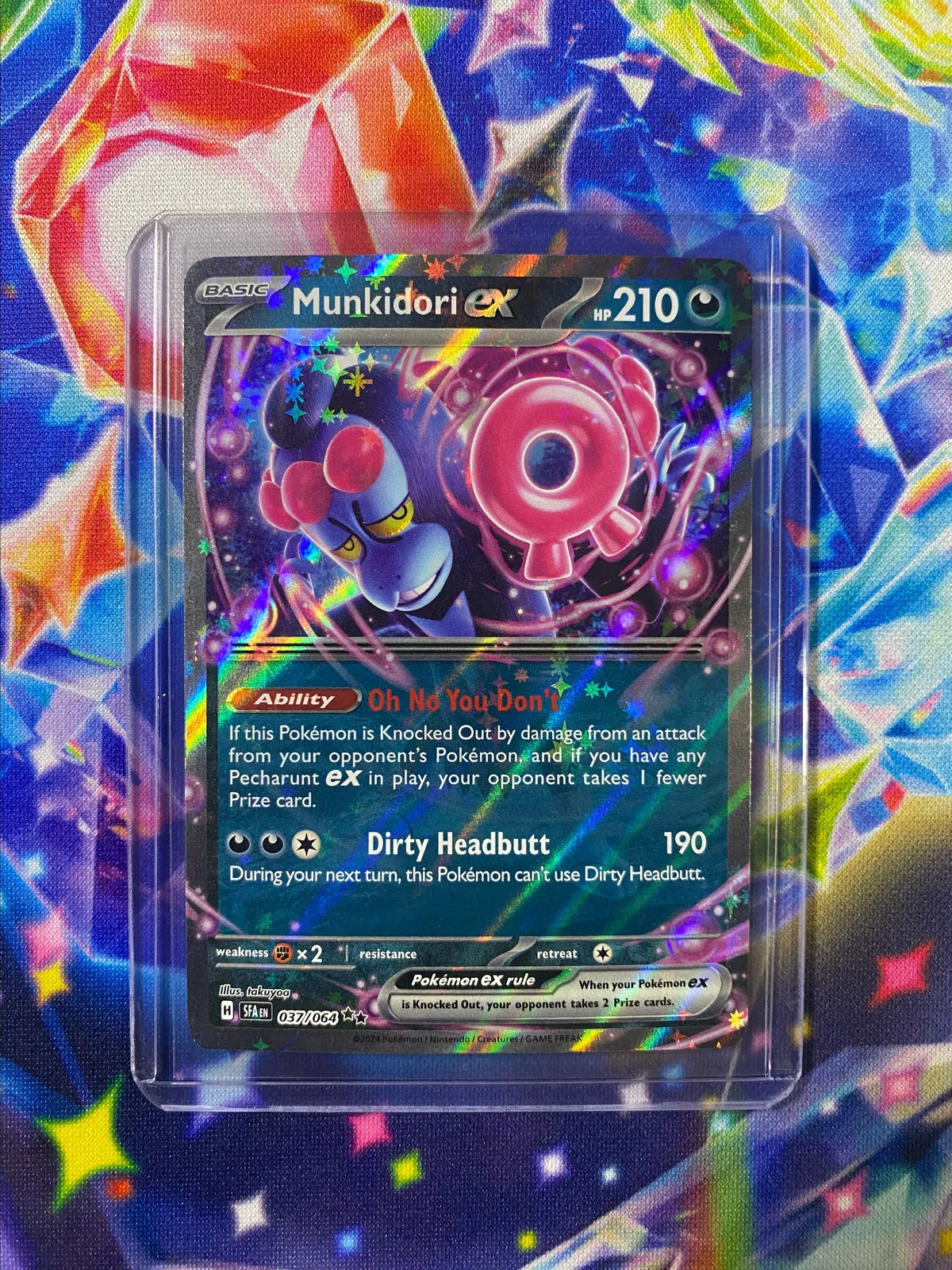 037 064 pokemon card Amazon.com: Pokemon – Munkidori ex 037/064- Shrouded Fable – Double Rare  Foil – Single Card : Toys & Games main image 1