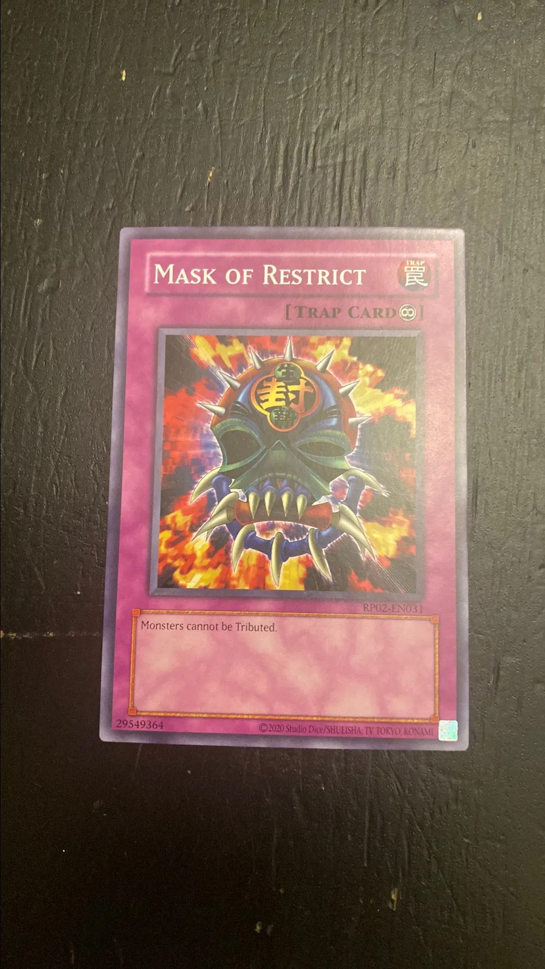 Mask of Restrict RP02-EN031 Short Print Yugioh Card Retro Pack 2 Unlimited  Mint  Whatnot: Shop, Sell, Connect