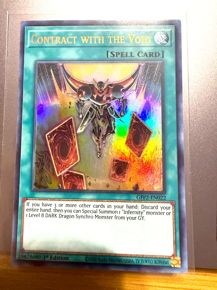 Contract with the Void [1st Edition] GFP2-EN022 | YuGiOh Ghosts From the  Past: 2nd Haunting  Whatnot: Shop, Sell, Connect