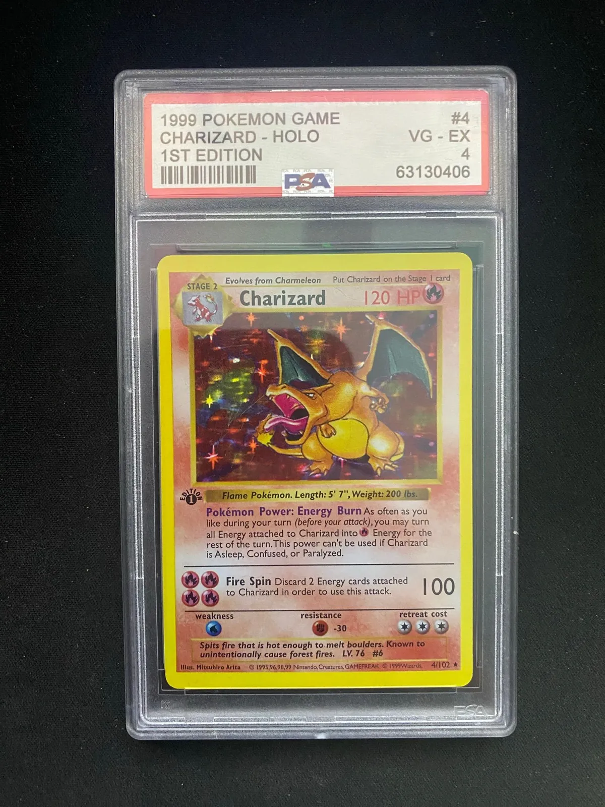 charizard pokemon card 1st edition holo Charizard Pokemon Base Set Holo 1st Edition Holo German #4