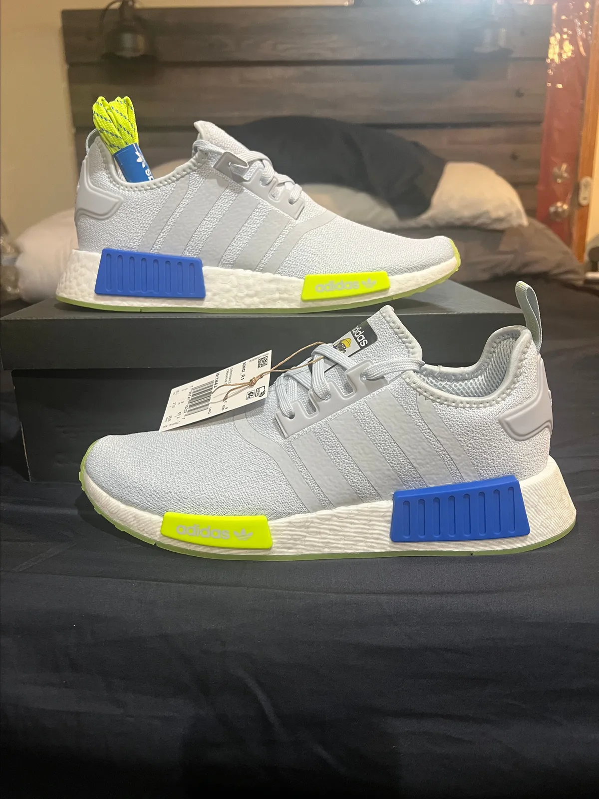 Adidas NMD R1 x Indigo Herz Into the Metaverse Halo Blue Mens 9.5   Whatnot: Shop, Sell, Connect