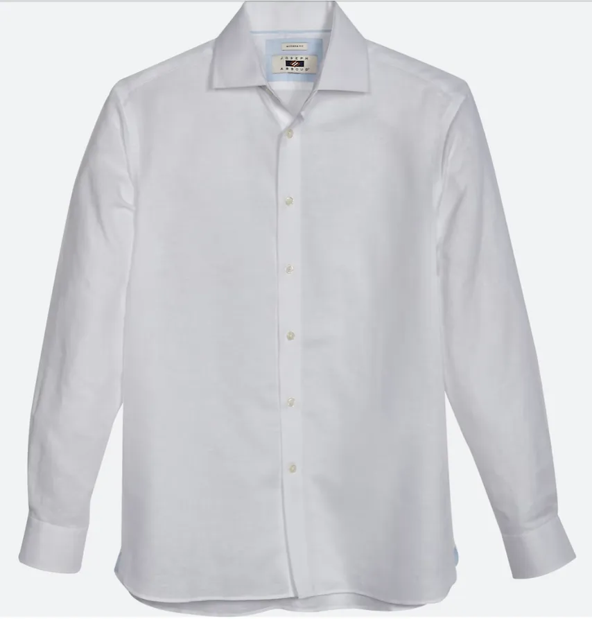 slim fit dress slacks Joseph Abboud 1630 97% Cotton | 3% Lastol Boy's Dress Shirt main image 1